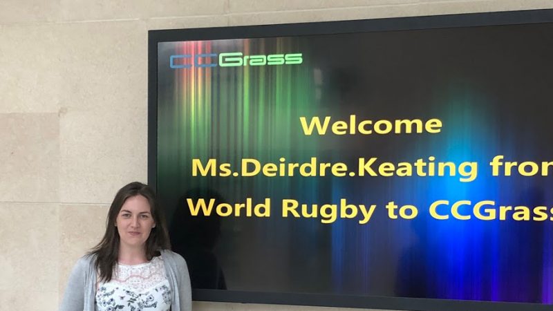 World Rugby visit CCGrass